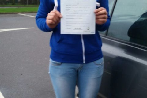 Laura Passed with 25 hours training