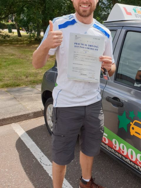 Passed first time